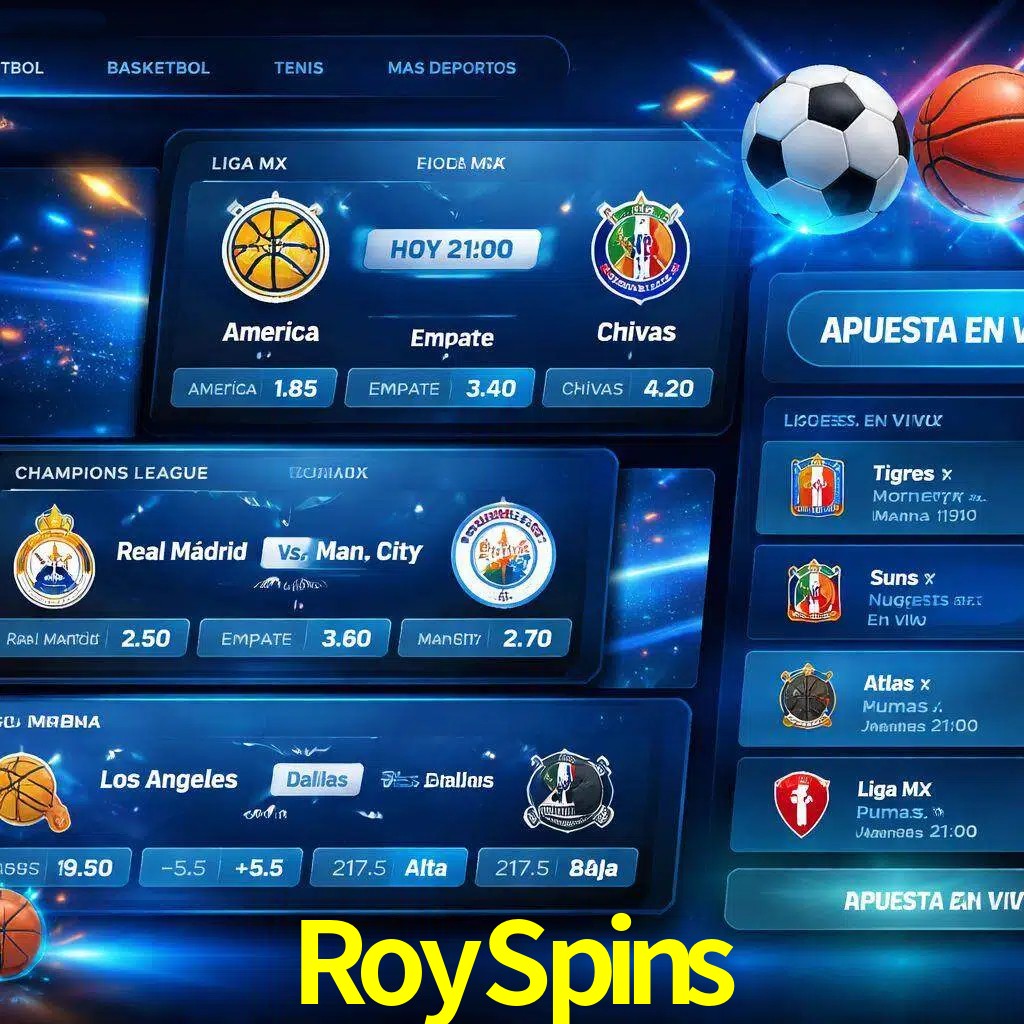 Mercados de apuestas deportivas RoySpins para jugadores en México